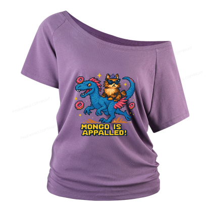 Pagewings Mongo Is Appalled Women Off Shoulder T-shirts