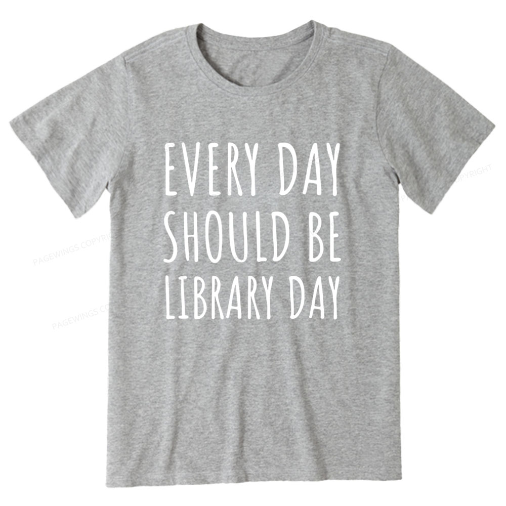 Pagewings Library Day Media Specialist Unisex Classic T-shirt