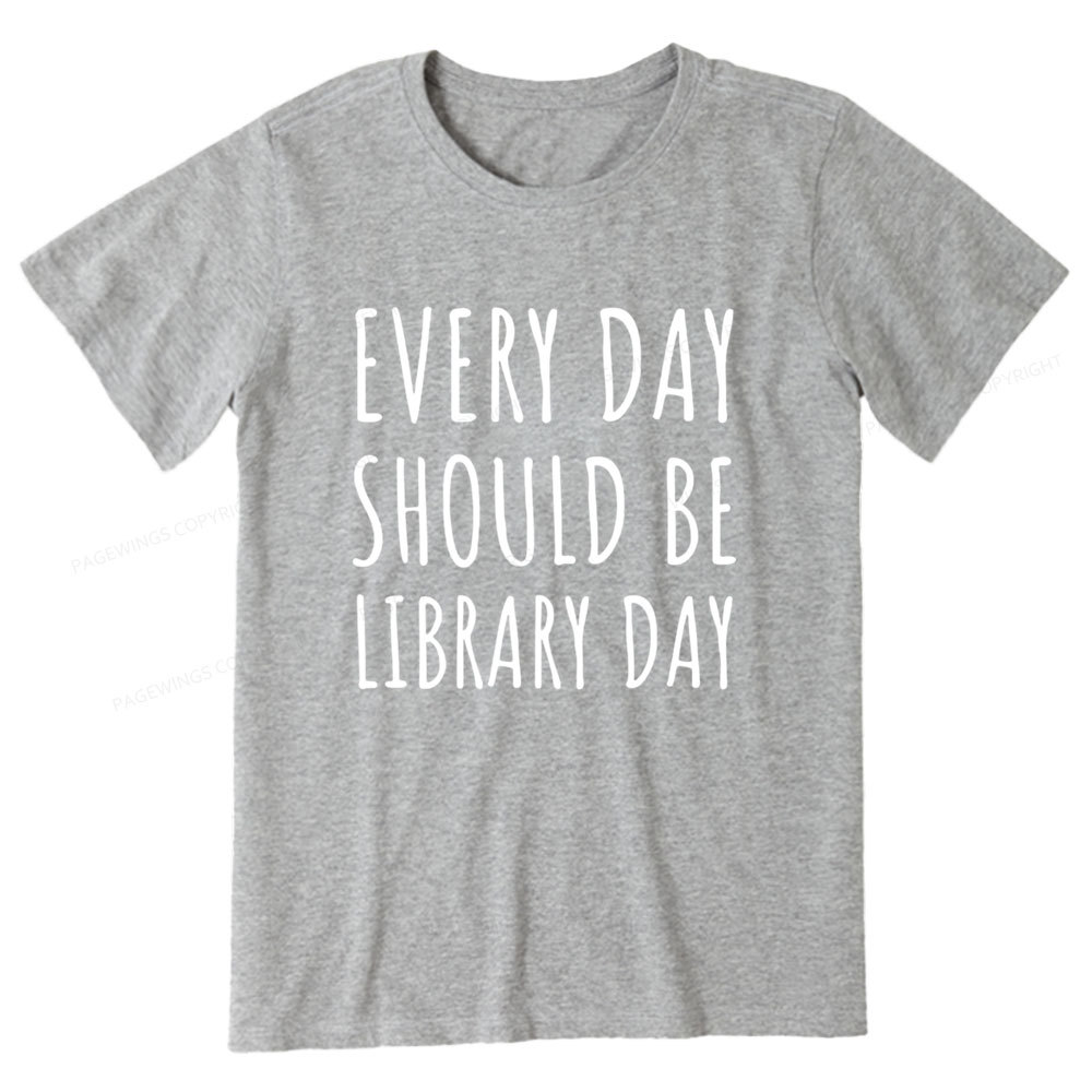 Pagewings Library Day Media Specialist Unisex Classic T-shirt