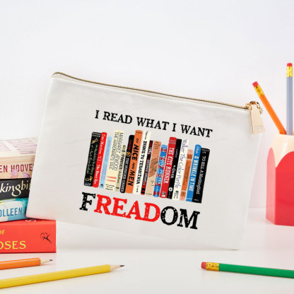 Pagewings I Read What I Want Banned Books Pouch