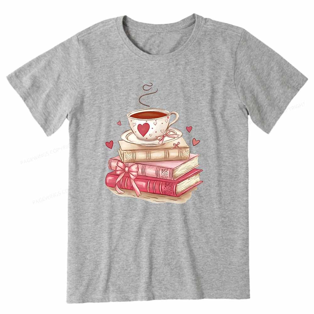 Pagewings Book Lover Valentine Sweatshirt Unisex Classic T-shirt