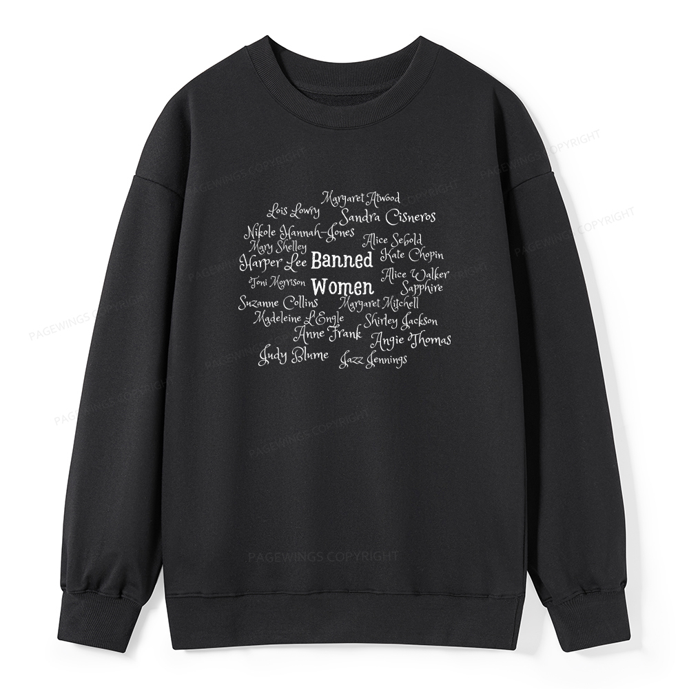 Pagewings Banned books Unisex Classic Sweatshirt