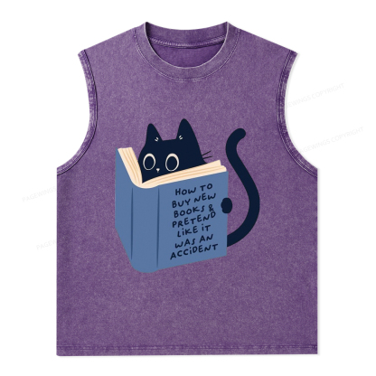 Pagewings 1984 Book Unisex Washed Tank Top