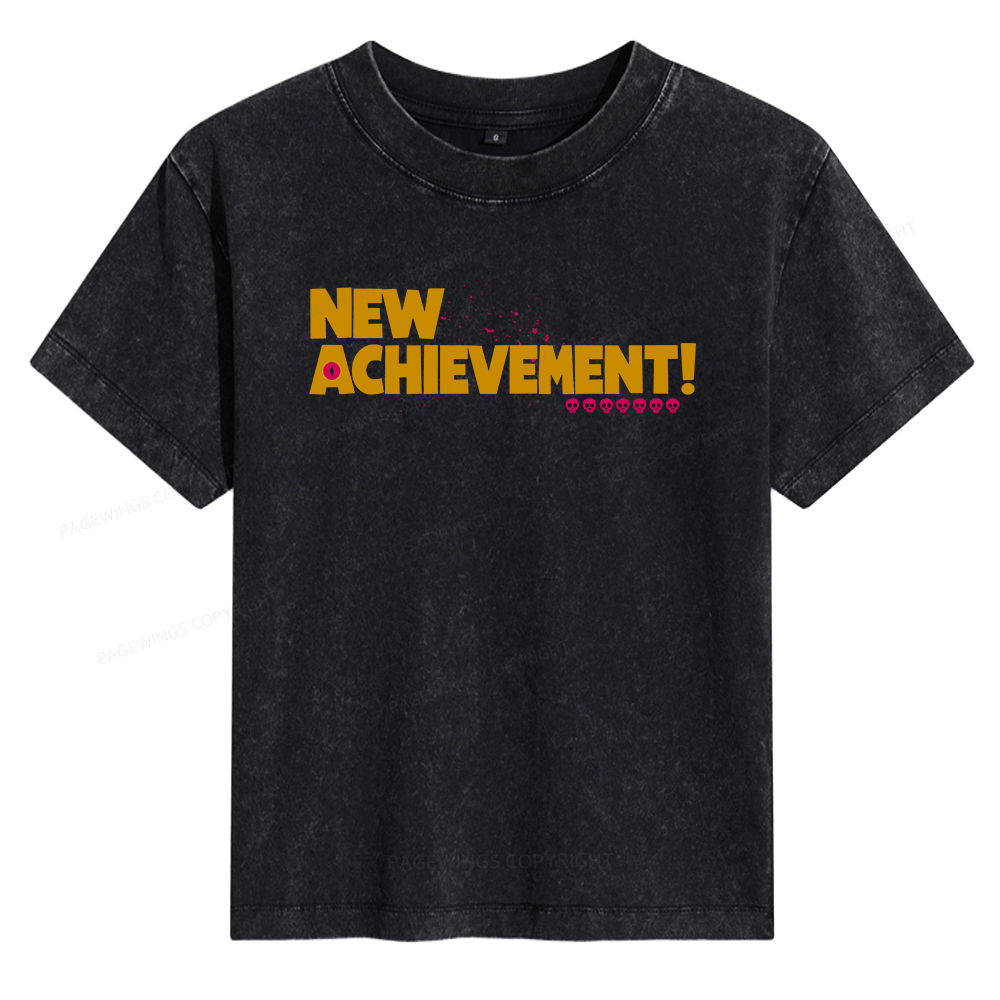 Pagewings New Achievement Women's Washed T-shirt
