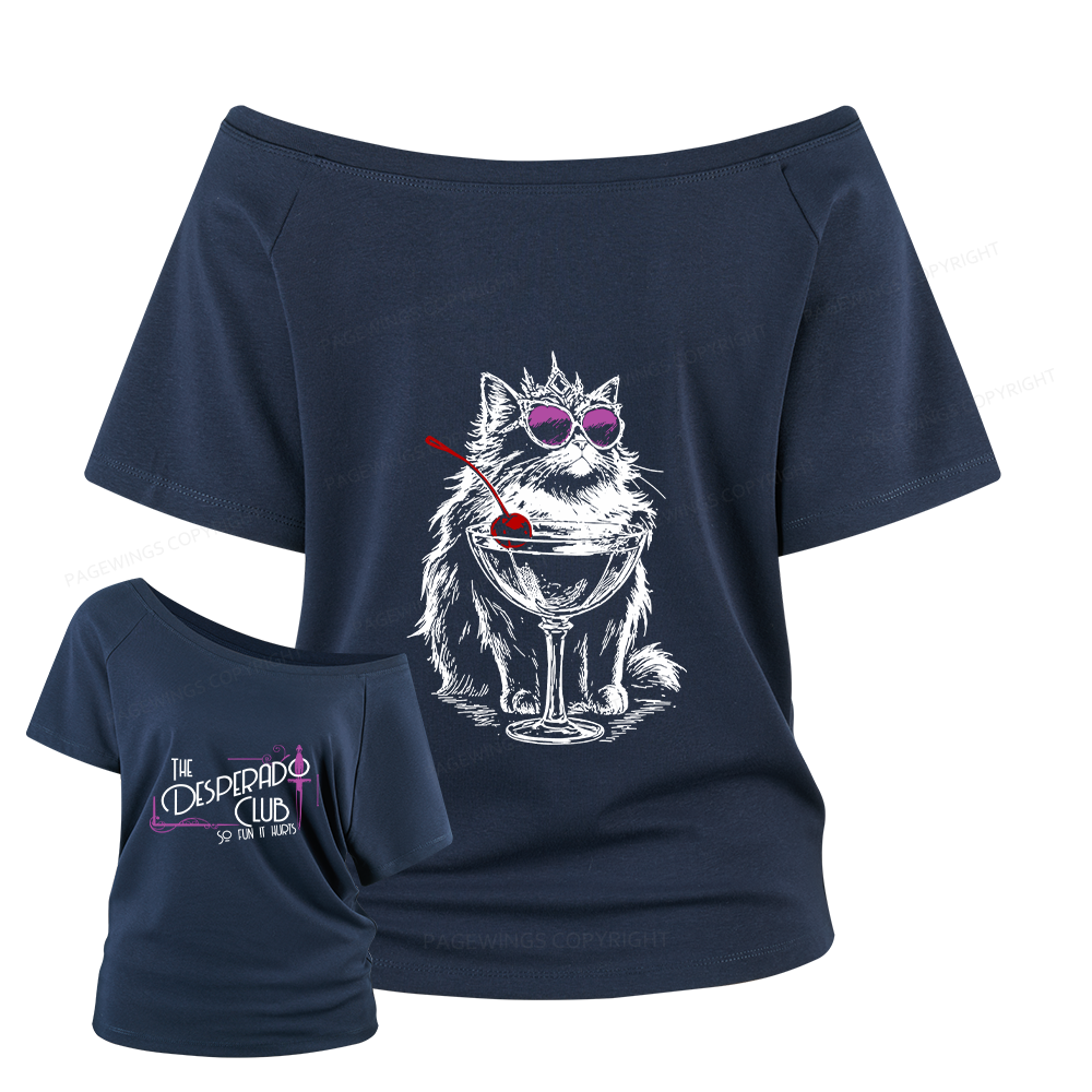 Pagewings Desperado Club Women Off Shoulder T-shirts