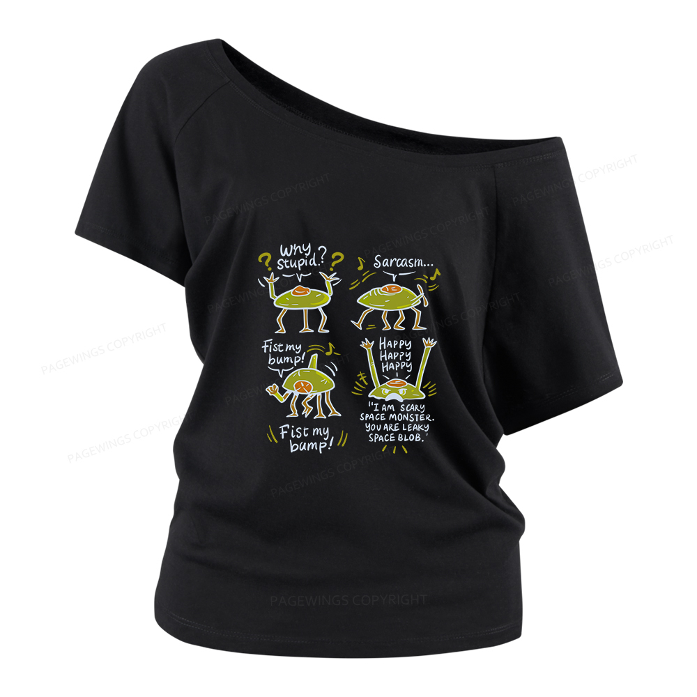 Pagewings Rocky Amaze Book Lover Women Off Shoulder T-shirts