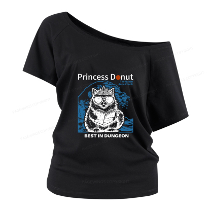 Pagewings Princess Donut Women Off Shoulder T-shirts