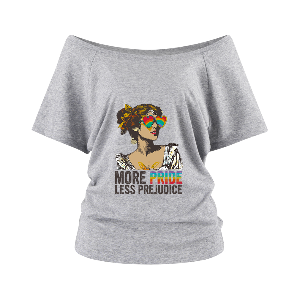 Pagewings More Pride Less Prejudice Off Shoulder Top