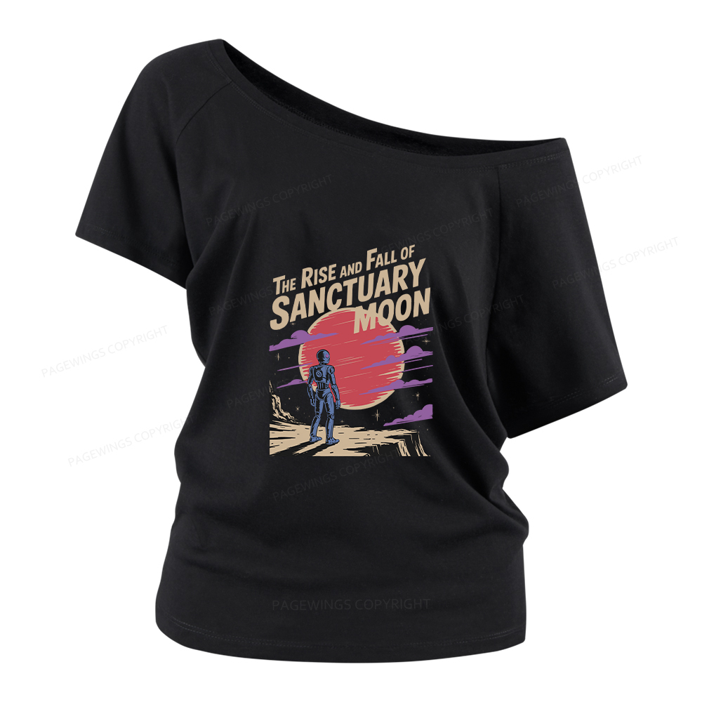 Pagewings The Rise And Fall Of Sanctuary Moon Women Off Shoulder T-shirts