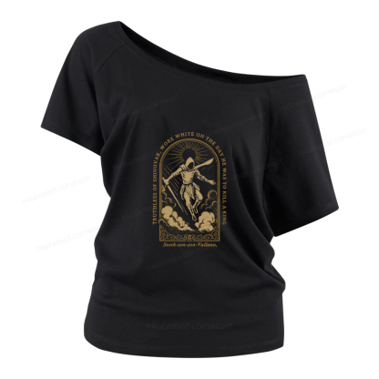Pagewings Truthless of Shinovar Women Off Shoulder T-shirts
