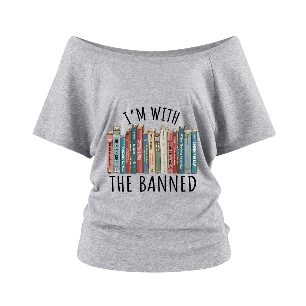 Pagewings I'm With The Banned Off Shoulder Top