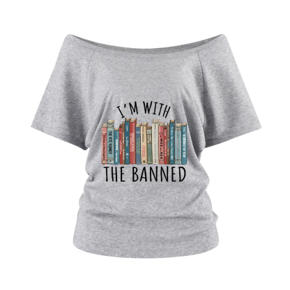 Pagewings I'm With The Banned Off Shoulder Top