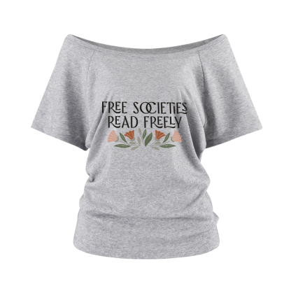 Pagewings Read Freely Off Shoulder Top