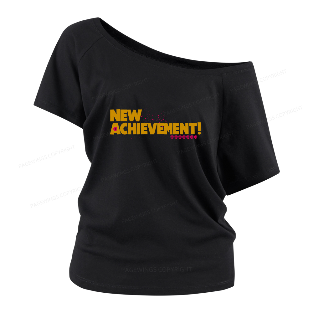 Pagewings New Achievement  Women Off Shoulder T-shirts
