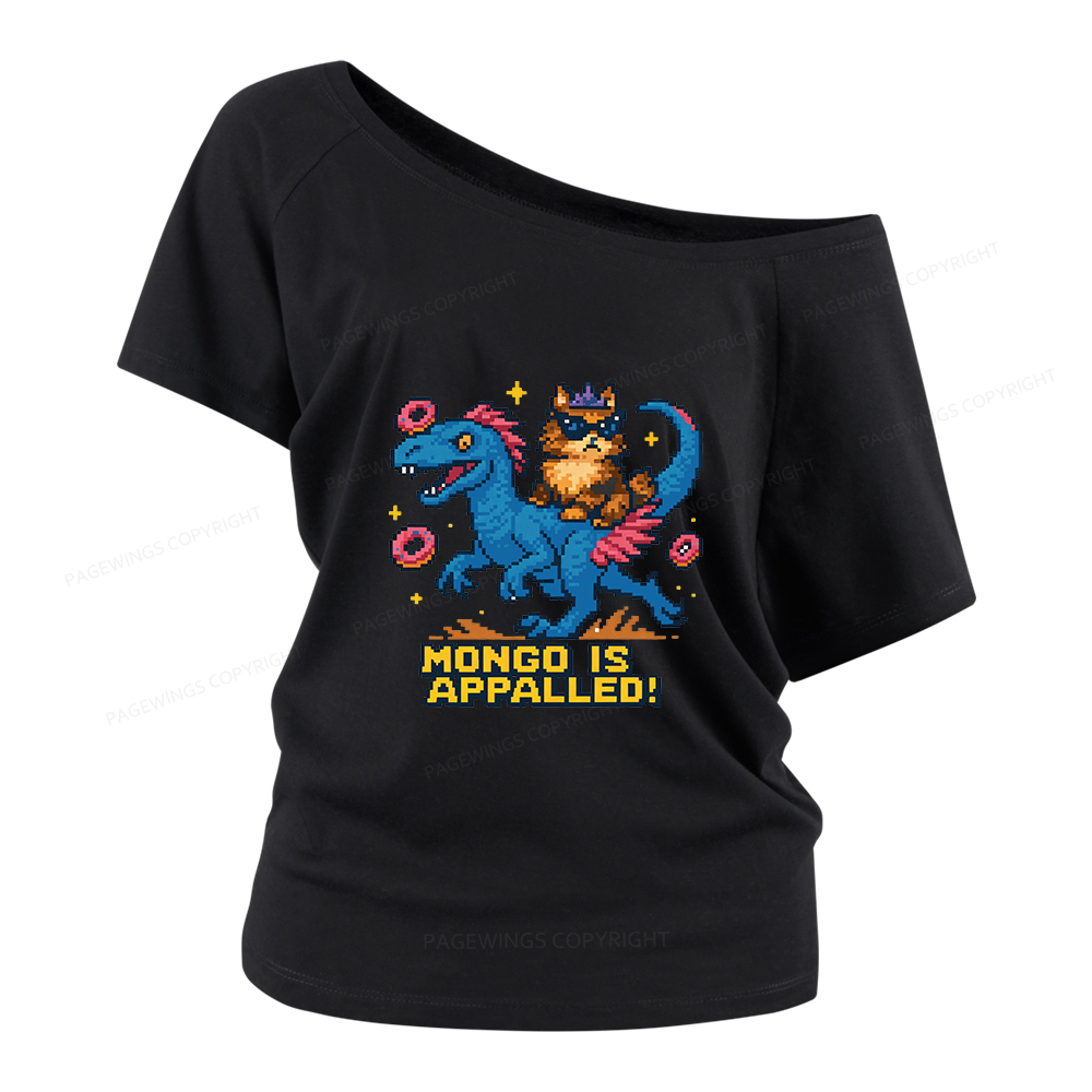 Pagewings Mongo Is Appalled Women Off Shoulder T-shirts