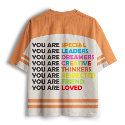 Pagewings When You Enter This Library Unisex Mesh Jersey