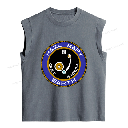 Pagewings Mission Patch Women's Washed Tank Top