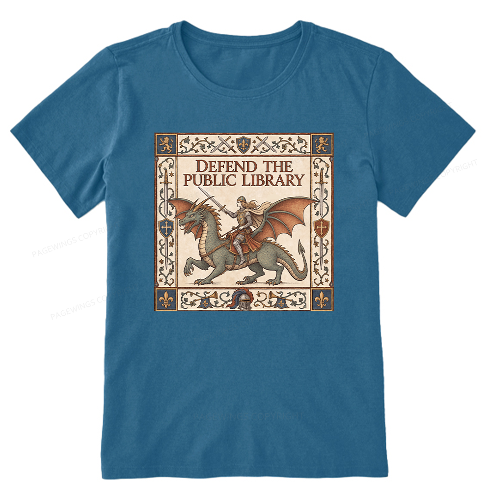 Pagewings Defend the Public Library Unisex Classic T-shirt