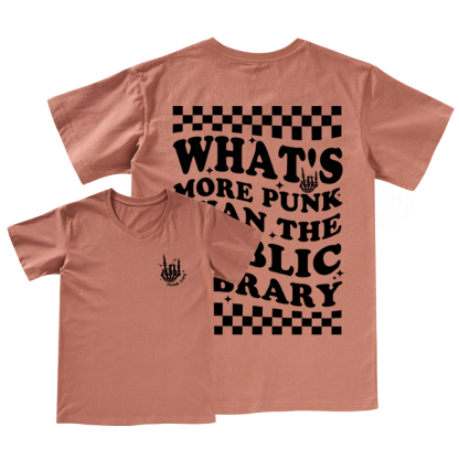 Pagewings punk the public library Weird V-neck T-shirt