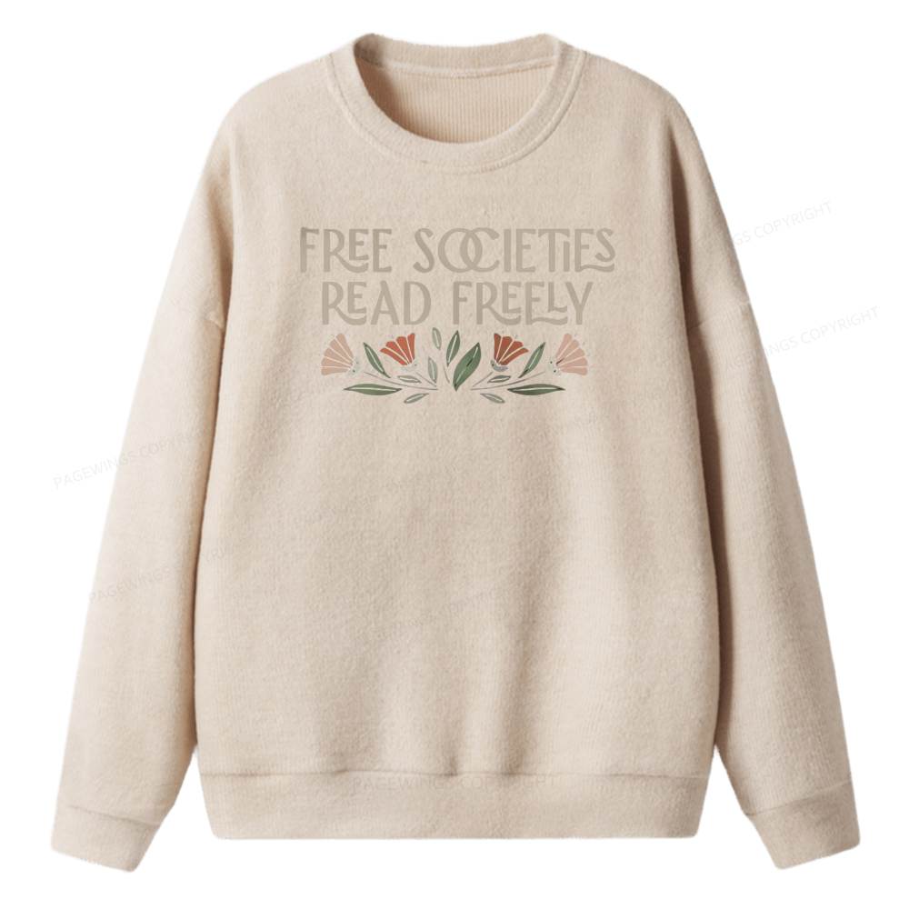 Pagewings Read Freely Unisex Knit Sweatshirt