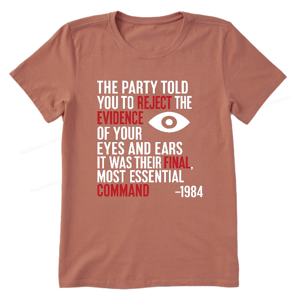 Pagewings Dystopia Quote Unisex Classic T-shirt