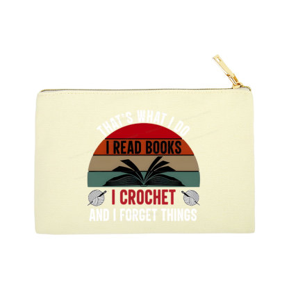 Pagewings Crochet And I Forget Things Pouch