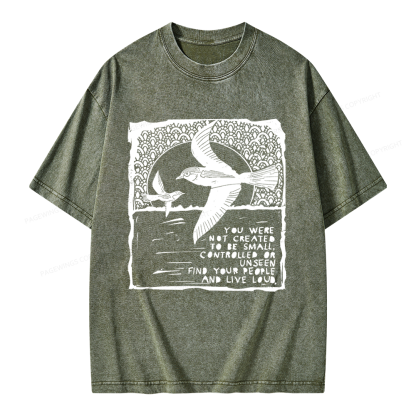 Pagewings I Support Are Public Libraries Unisex Washed T-shirt