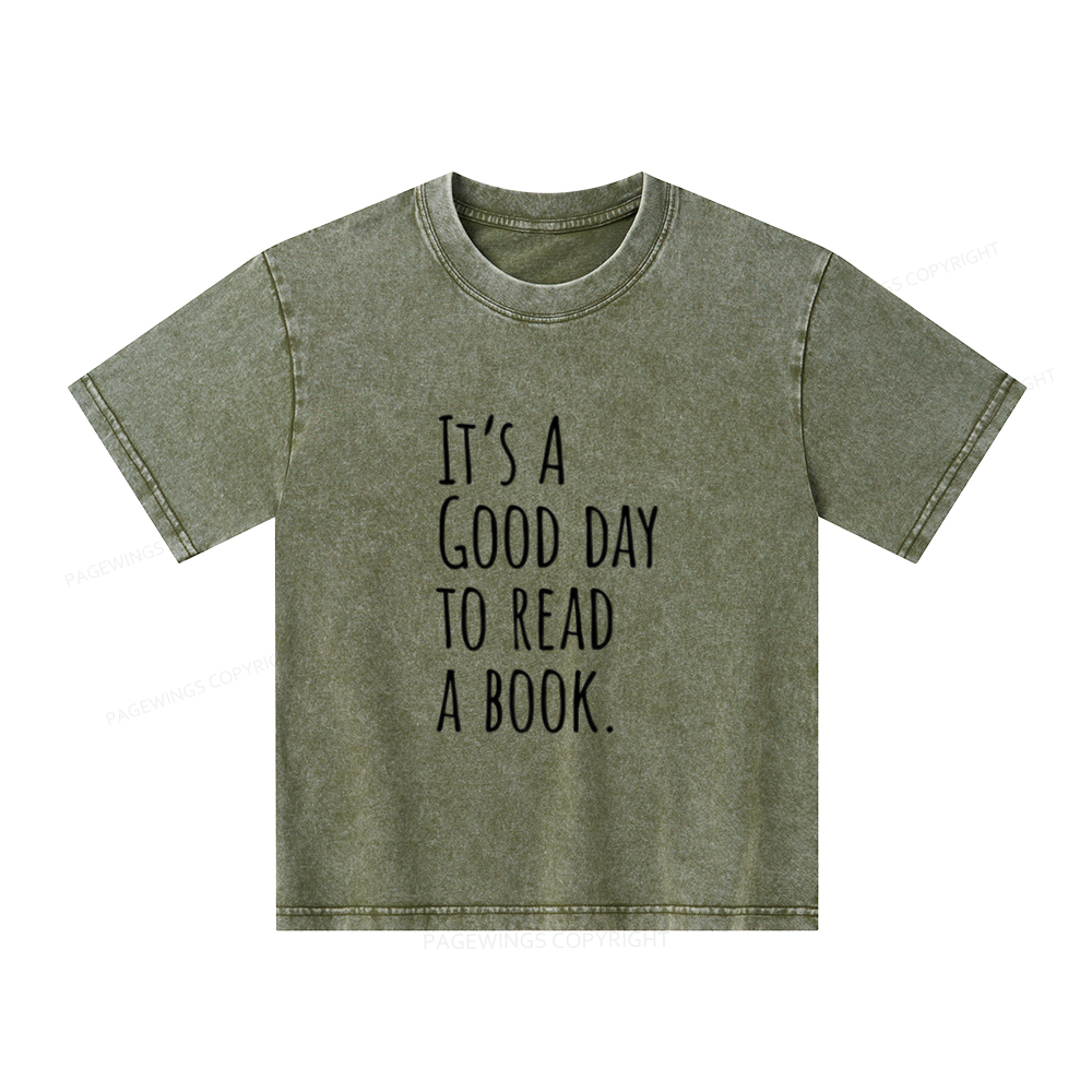 [Copy]Pagewings Cute Graphic Tees Trending Now Unisex Kids Washed T-shirt
