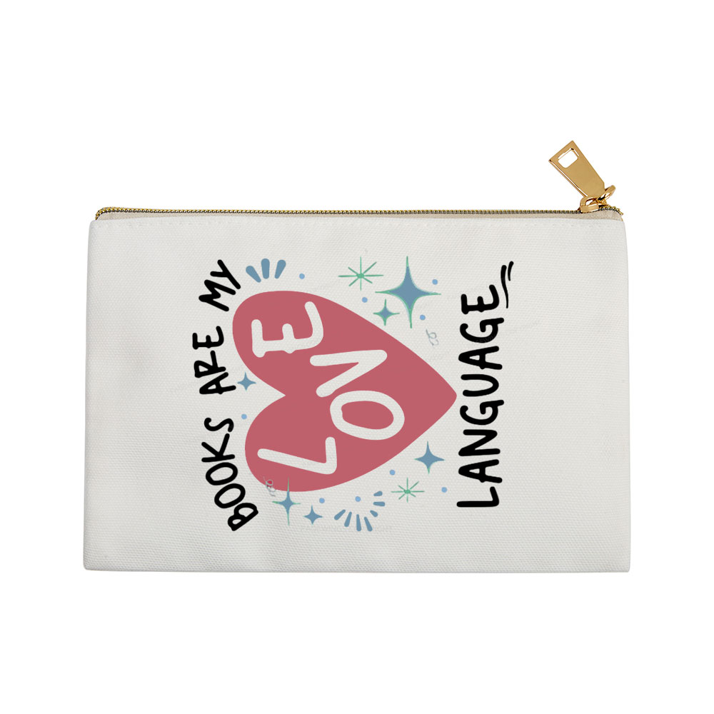 Pagewing Books Are My Love Language Pouch