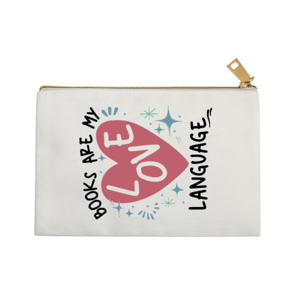 Pagewing Books Are My Love Language Pouch