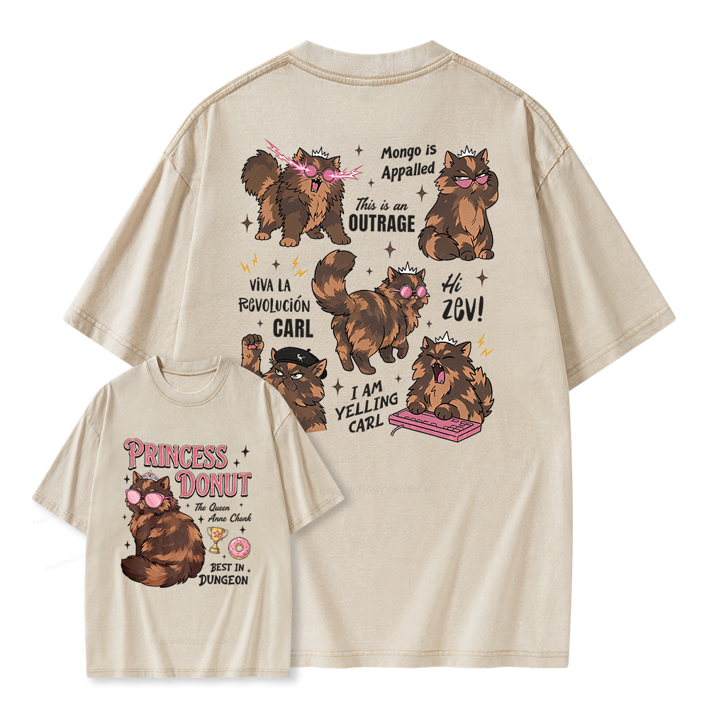 Pagewings Sci Fi Reader Unisex Washed T-shirt