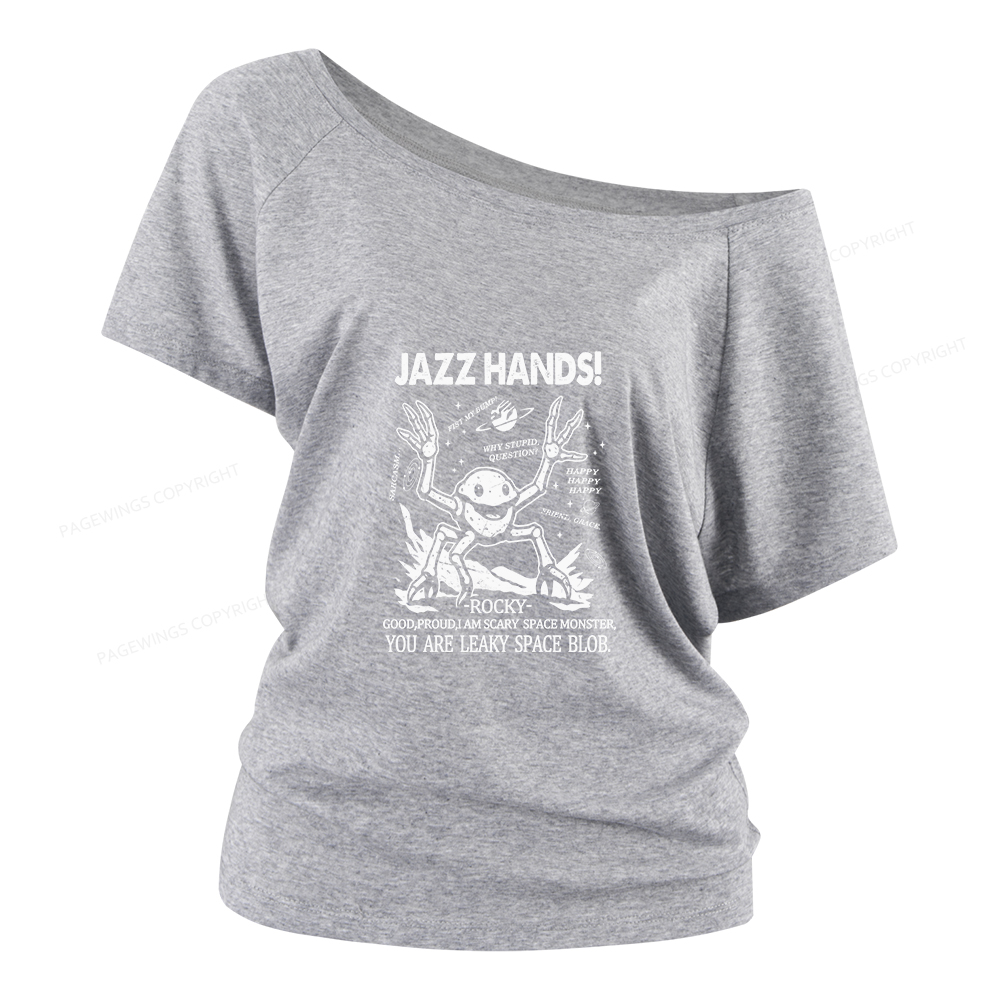 Pagewings You Sleep I Watch Women Off Shoulder T-shirts