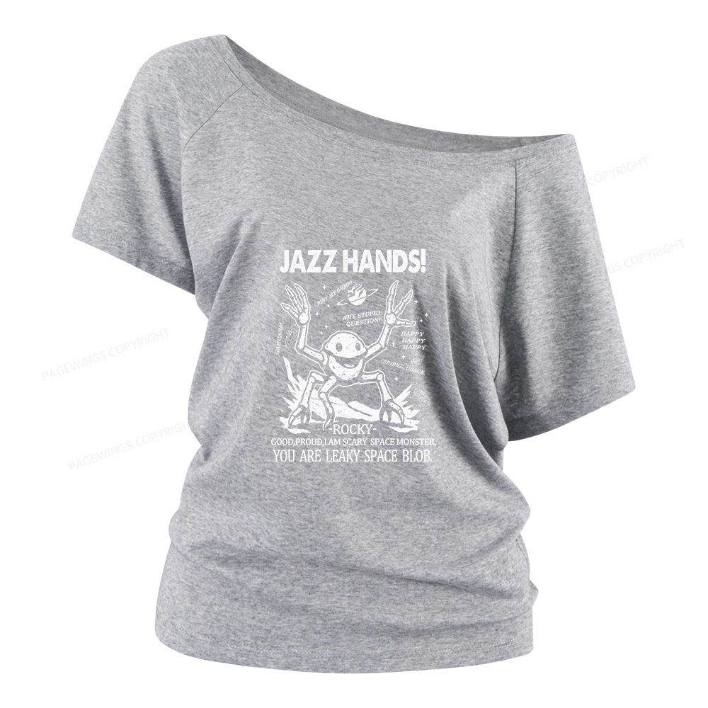 Pagewings You Sleep I Watch Women Off Shoulder T-shirts