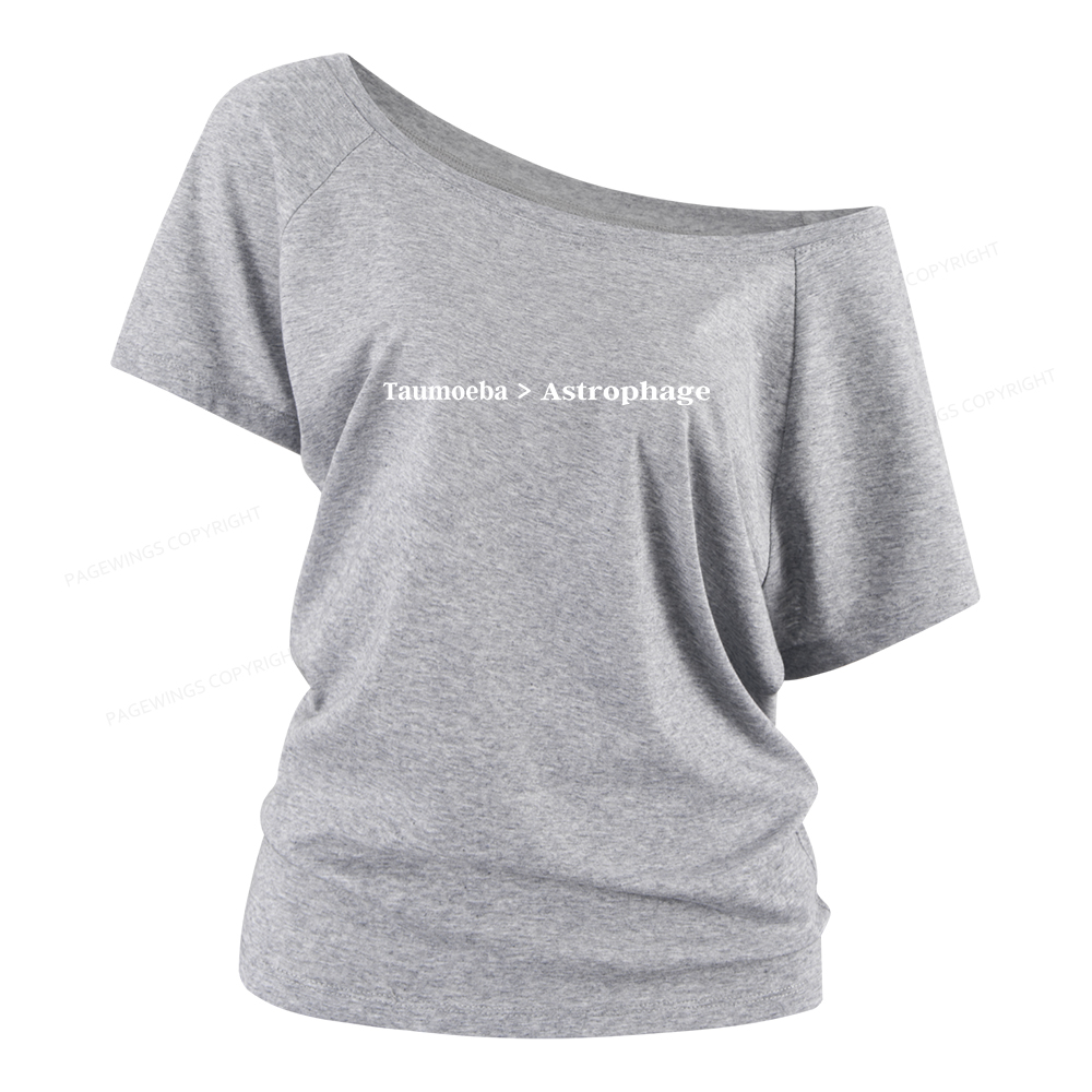 Pagewings Taumoeba Astrophage Women Off Shoulder T-shirts
