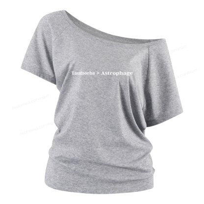 Pagewings Taumoeba Astrophage Women Off Shoulder T-shirts