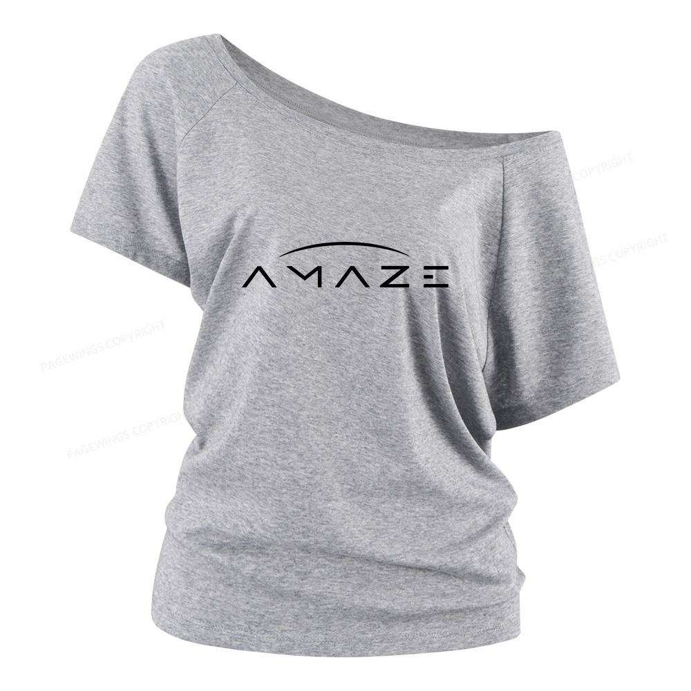 Pagewings Amaze Women Off Shoulder T-shirts