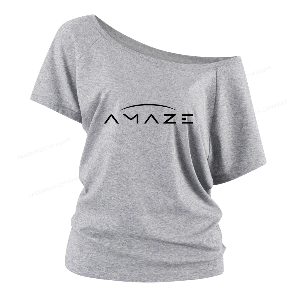 Pagewings Amaze Women Off Shoulder T-shirts