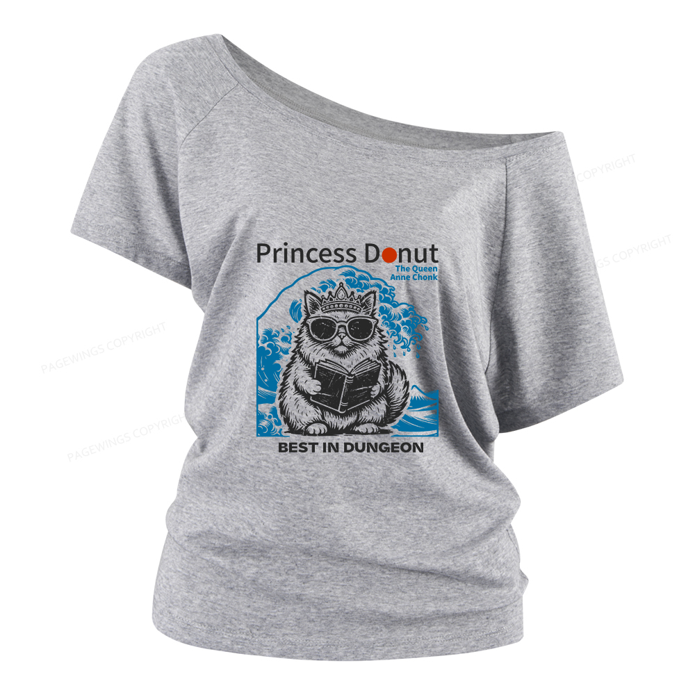 Pagewings Princess Donut Women Off Shoulder T-shirts