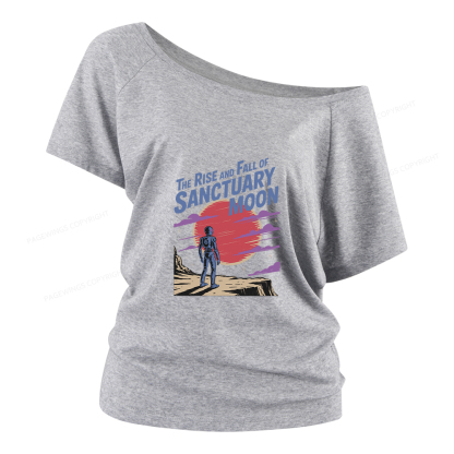 Pagewings The Rise And Fall Of Sanctuary Moon Women Off Shoulder T-shirts