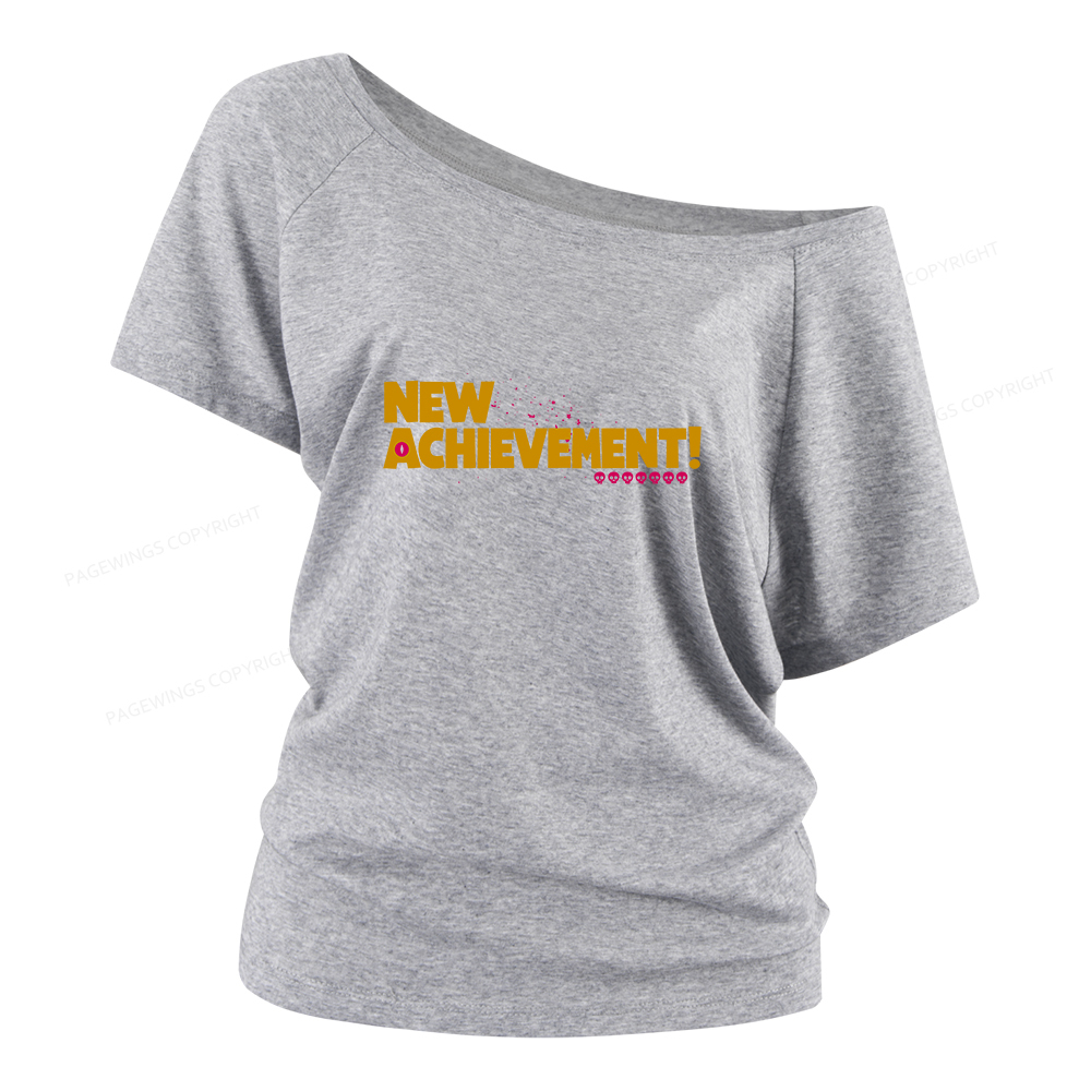 Pagewings New Achievement  Women Off Shoulder T-shirts
