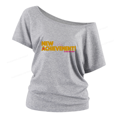 Pagewings New Achievement  Women Off Shoulder T-shirts
