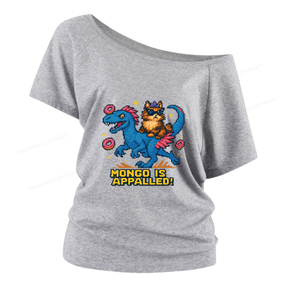 Pagewings Mongo Is Appalled Women Off Shoulder T-shirts