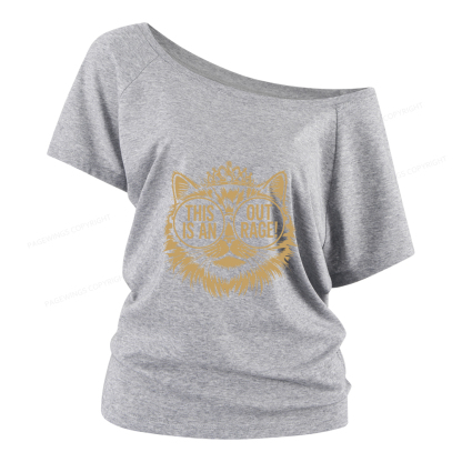 Pagewings This Is An Outrage Women Off Shoulder T-shirts