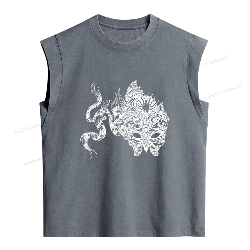 Pagewings Fantasy Bookish Women's Washed Tank Top