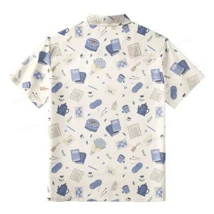 Pagewings Free Societies Read Freely Unisex Hawaiian Shirt