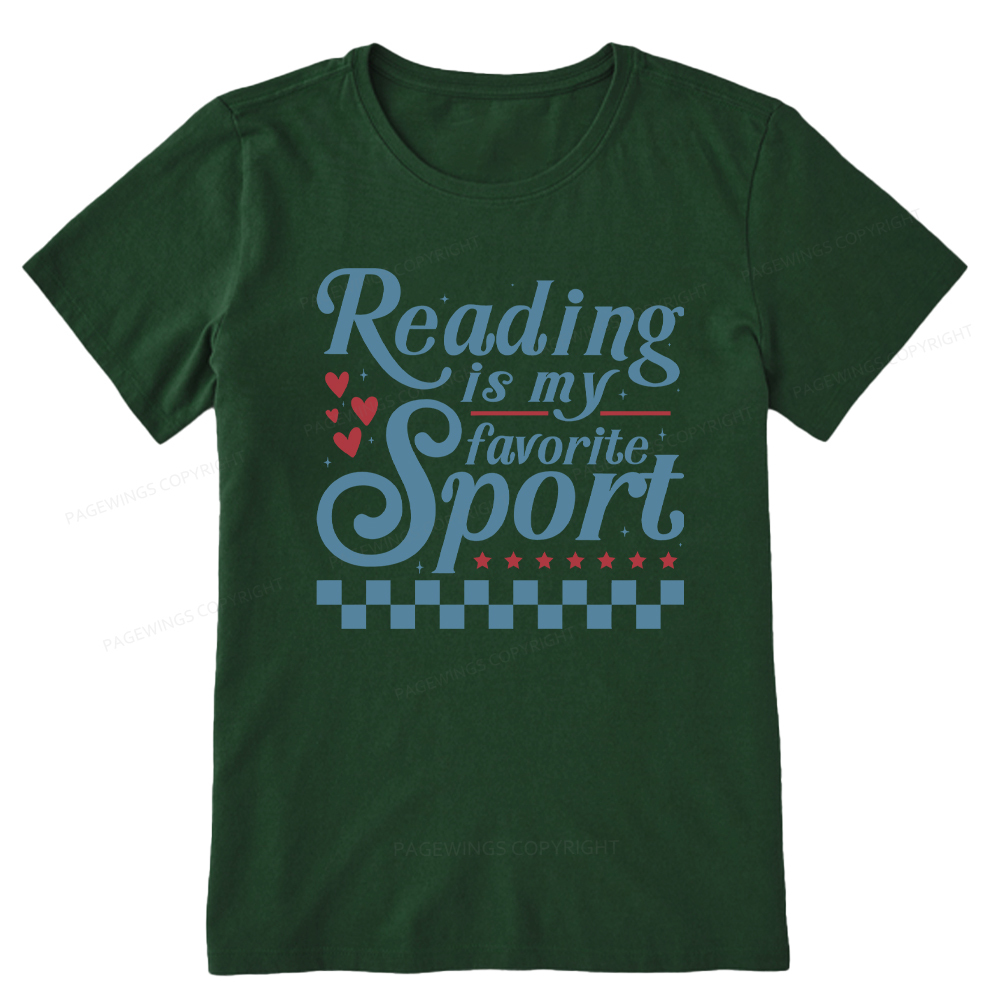 Pagewings Reading Is My Favorite Sport Unisex Classic T-shirt