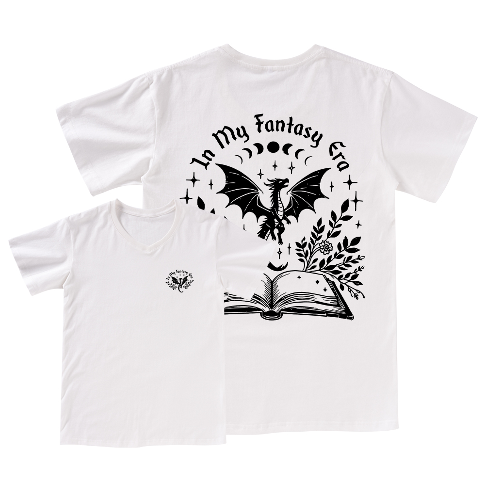 Pagewings In My Fantasy Era V-neck T-shirt