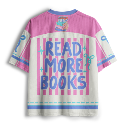 Pagewings Read More Books Unisex Mesh Jersey
