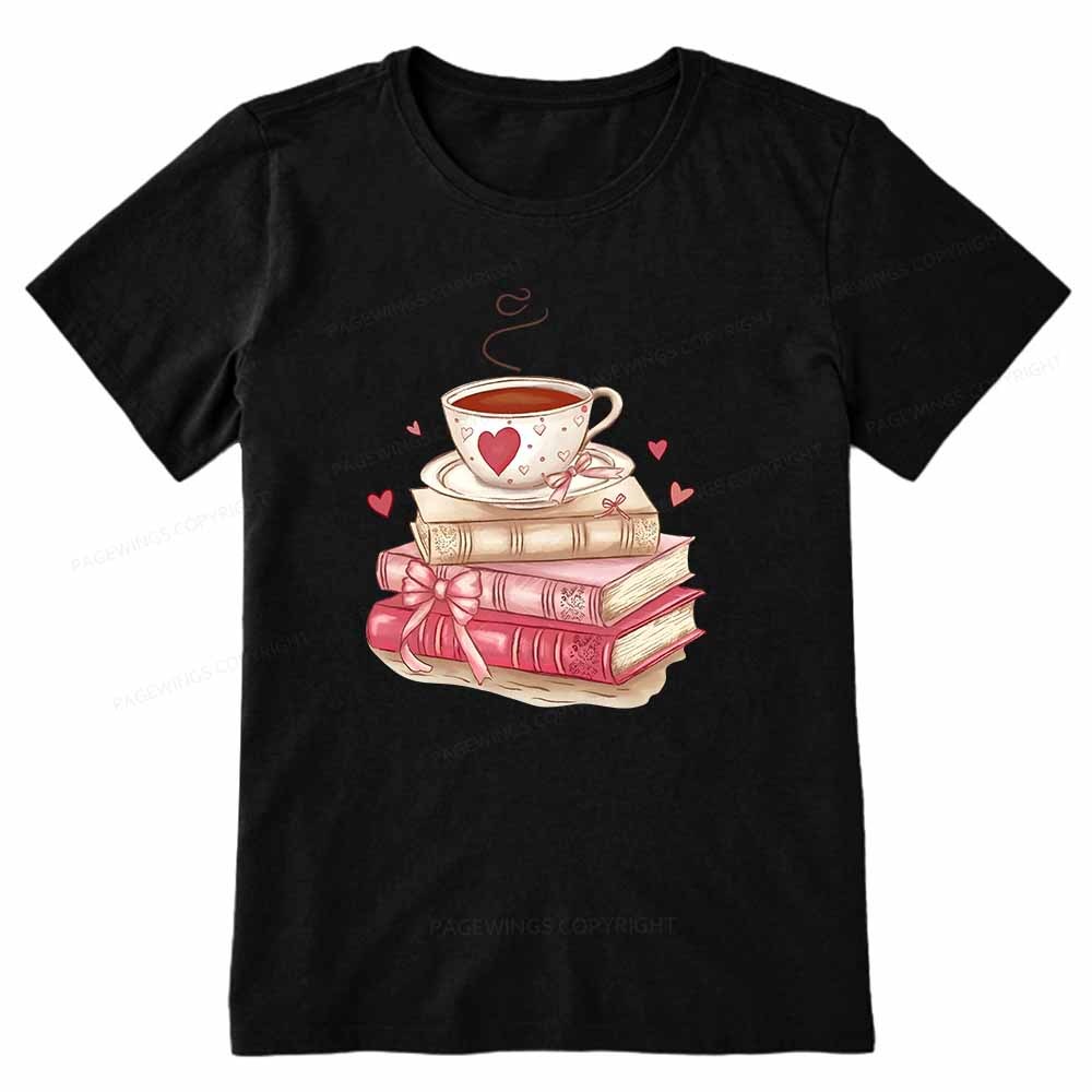 Pagewings Book Lover Valentine Sweatshirt Unisex Classic T-shirt