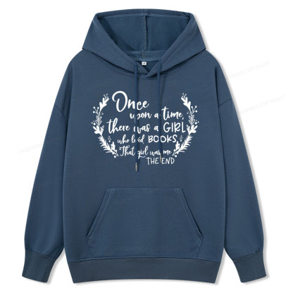 Pagewings There Was A Girl Who Loved Books Unisex Classic Hoodie